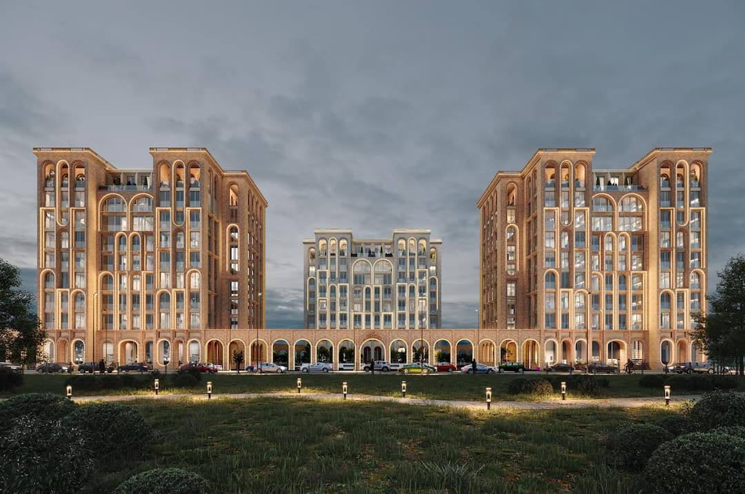 Жилая застройка с автостоянкой